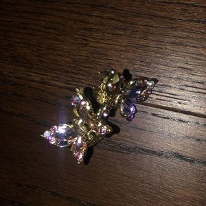 Butterfly hair clips
